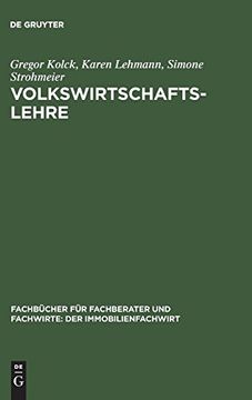 portada Volkswirtschaftslehre (Fachb Cher f r Fachberater und Fachwirte: Der Immobilienfach) (en Alemán)