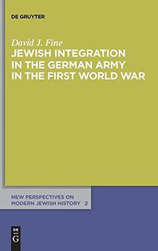 portada Jewish Integration in the German Army in the First World war (en Inglés)