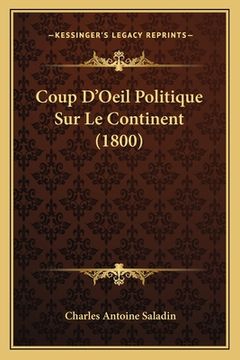 portada Coup D'Oeil Politique Sur Le Continent (1800) (en Francés)