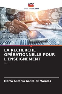 portada La Recherche Opérationnelle Pour l'Enseignement (en Francés)