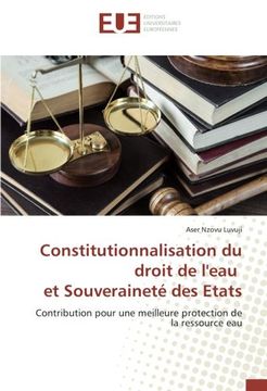 portada Constitutionnalisation du droit de l'eau et Souveraineté des Etats (OMN.UNIV.EUROP.)