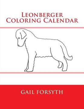 portada Leonberger Coloring Calendar (en Inglés)