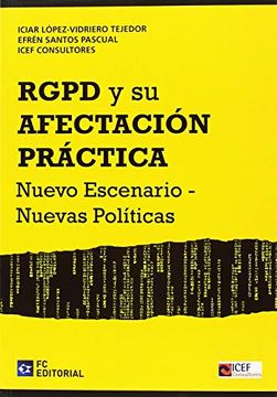 portada Rgpd y su Afectacion Practica Nuevo Escenario Nuevas Politicas (in Spanish)
