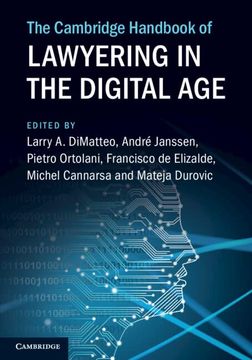 portada The Cambridge Handbook of Lawyering in the Digital age (Cambridge law Handbooks) (en Inglés)