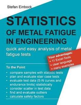 portada Statistics of Metal Fatigue in Engineering: Planning and Analysis of Metal Fatigue Tests (en Inglés)