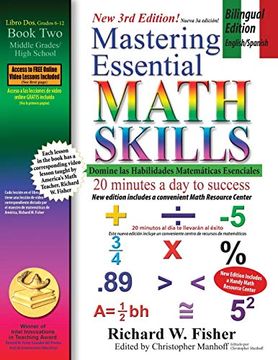 portada Mastering Essential Math Skills Book 2, Bilingual Edition - English