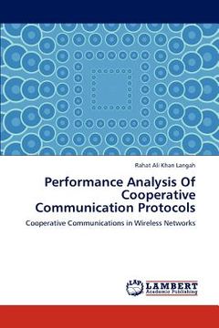portada performance analysis of cooperative communication protocols (en Inglés)