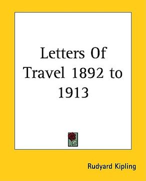 portada letters of travel 1892 to 1913