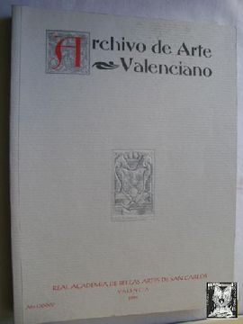 portada Archivo de Arte Valenciano. 2004