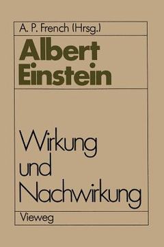 portada Albert Einstein Wirkung Und Nachwirkung (en Alemán)