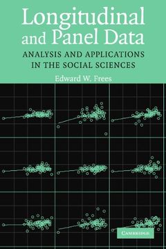 portada Longitudinal and Panel Data Paperback: Analysis and Applications in the Social Sciences (en Inglés)
