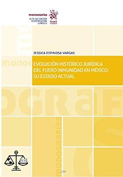 portada Evolucion Historico Juridica del Fuero Inmunidad en Mexico su Estado Actual