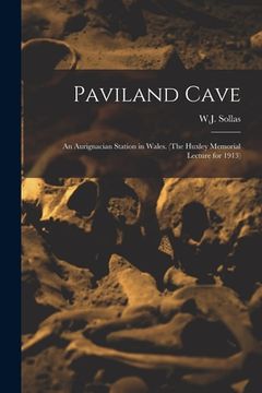 portada Paviland Cave: an Aurignacian Station in Wales. (The Huxley Memorial Lecture for 1913) (en Inglés)