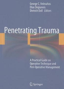 portada penetrating trauma: a practical guide on operative technique and peri-operative management (en Inglés)