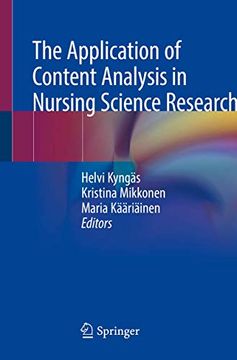 portada The Application of Content Analysis in Nursing Science Research (en Inglés)
