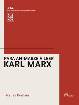 portada Para Animarse a Leer Karl Marx