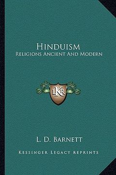 portada hinduism: religions ancient and modern (en Inglés)