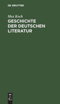 portada Geschichte der Deutschen Literatur (German Edition) [Hardcover ] (en Alemán)