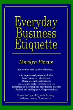 portada everyday business etiquette (en Inglés)