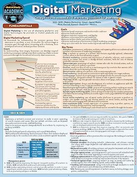 portada Digital Marketing: Quickstudy Laminated Reference & Study Guide (Quickstudy Laminated Reference & Guide) 