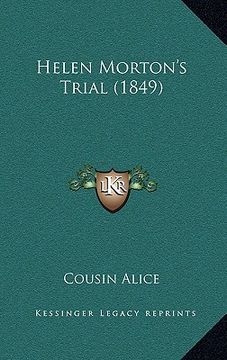 portada helen morton's trial (1849) (en Inglés)
