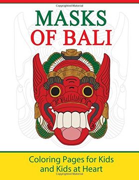 portada Masks of Bali: Coloring Pages for Kids and Kids at Heart: Volume 11 (Hands-On Art History)