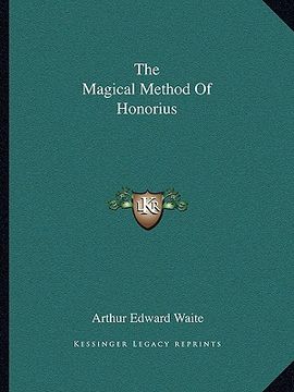 portada the magical method of honorius (en Inglés)