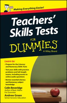 portada Teacher`S Skills Tests For Dummies
