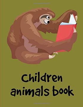 portada Children Animals Book: Children Coloring and Activity Books for Kids Ages 3-5, 6-8, Boys, Girls, Early Learning (American Animals) (en Inglés)