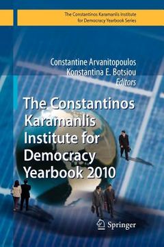 portada the constantinos karamanlis institute for democracy yearbook 2010 (en Inglés)