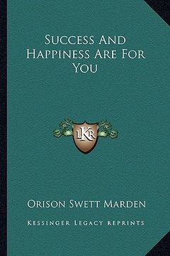 portada success and happiness are for you