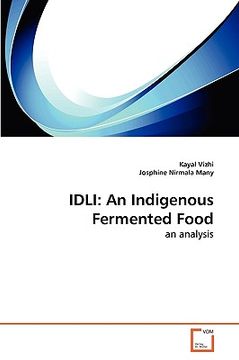 portada idli: an indigenous fermented food (en Inglés)