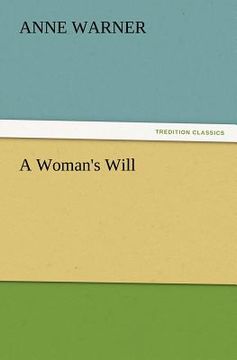 portada a woman's will (en Inglés)