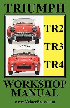portada triumph tr2, tr3 & tr4 1953-1965 owners workshop manual (en Inglés)