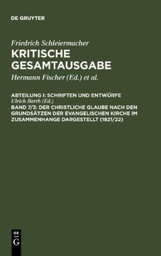 portada der christliche glaube nach den grundsatzen der evangelischen kirche im zusammenhange dargestellt (1821/22): marginalien und anhang