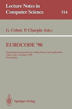 portada eurocode '90: international symposium on coding theory and applications, udine, italy, november 5-9, 1990. proceedings (in English)