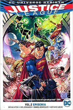 portada Justice League Volumen 2: Epidemia (in Spanish)