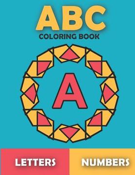 portada ABC Coloring Book: For Kids Ages 3-8. Boys and Girls. Easy Coloring Pages with Thick Lines. (en Inglés)