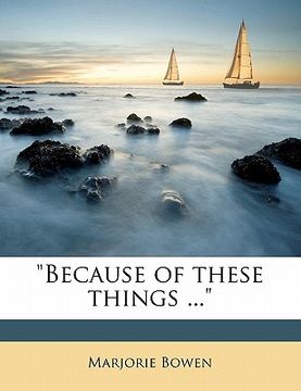 portada "because of these things ..." (in English)