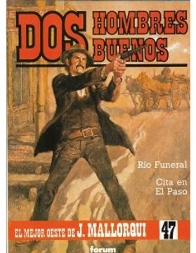 portada Dos Hombres Buenos -Río Funeral/Cita en el Paso