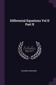 portada Differental Equations Vol II Part II