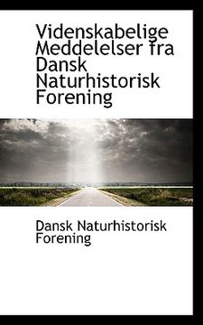 portada videnskabelige meddelelser fra dansk naturhistorisk forening (en Inglés)