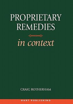 portada proprietary remedies in context (en Inglés)
