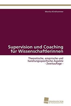 portada Supervision Und Coaching Fur Wissenschaftlerinnen
