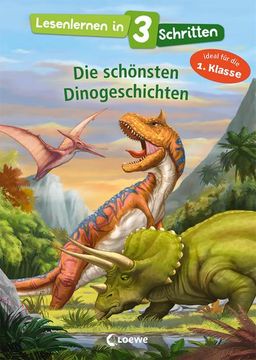 portada Lesenlernen in 3 Schritten - die Schönsten Dinogeschichten (en Alemán)