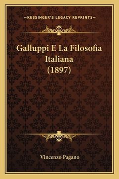 portada Galluppi E La Filosofia Italiana (1897) (en Italiano)
