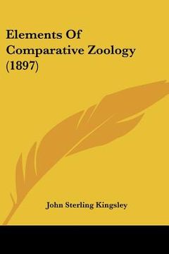 portada elements of comparative zoology (1897) (in English)