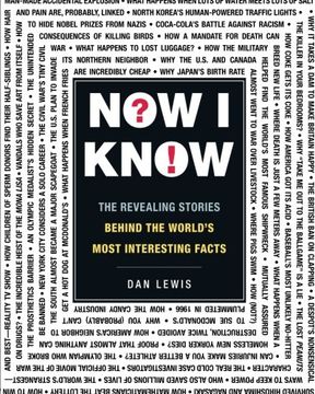 portada Now I Know: The Revealing Stories Behind the World's Most Interesting Facts