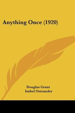 portada anything once (1920) (in English)