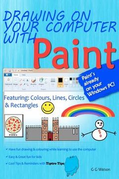 portada drawing on your computer with paint